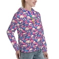 thumbnail image 6 of Sikiie white Skull blue flower Women's Casual Hoodies Long Sleeve Lightweight Pullover Tops Loose Sweatshirt-XX-Large, 6 of 7