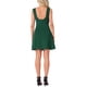 thumbnail image 3 of Vestido sin mangas de verano para mujer Inspire Chic, con escote barco, espalda descubierta, corte A, mini vestido, color verde, 3 of 6