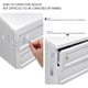 thumbnail image 2 of Safety Baby Locks Security Lock for Drawer Cupboards Door Cupboard Fridge Transparent Plastic Safety Latches, 8 Pieces, 2 of 5