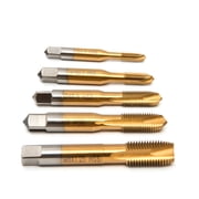 Max-Craft HSS M2 Hand Taps Titanium Nitrided Straight Flute HSS Taps Threads Screws in Metal Steel