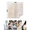 thumbnail image 5 of Cloth Napkins Set of 4 - 20x20 Inches, Beige Washable Reusable Table Napkins, Retro Oil Painting Modern Abstract Art Aesthetics Soft & Absortbent Dining Napkin for Party Wedding Hotel Restaurant, 5 of 8