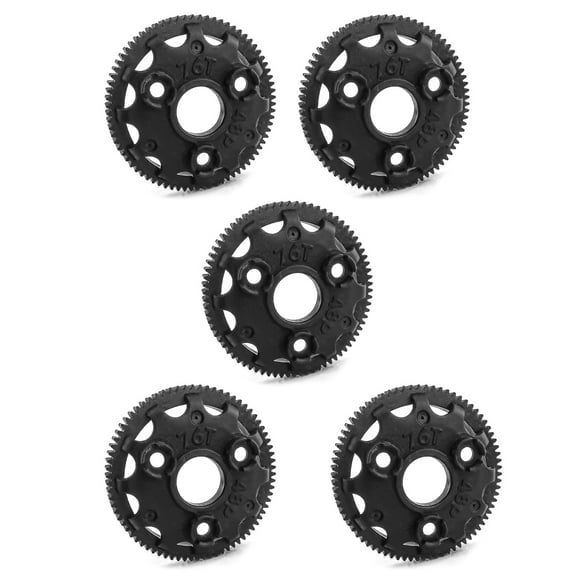 JIAHAOO Spur Gear 48P 76T for Traxxas Bandit Rustler Stampede Slash 2WD RC 1 10 Upgrade 5PCS Plastic Durable