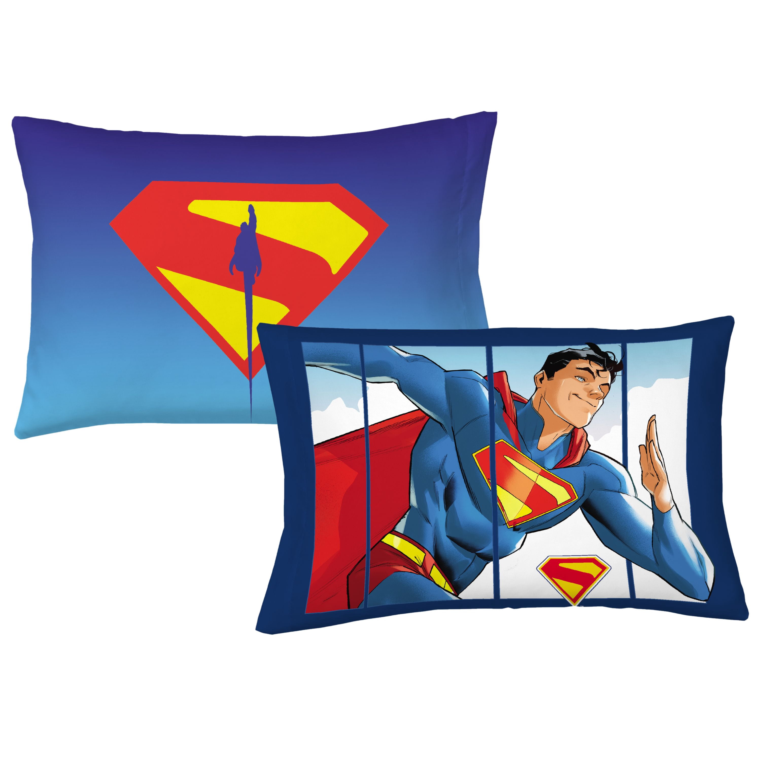 Superman Kids Full Bed in a Bag, 5Pc Bedding Set, Comforter and Sheets