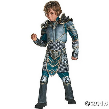 UHC Lothar Warcraft Boy's Muscle Jumpsuit Torso Arms Halloween Costume, Tween (12-14)