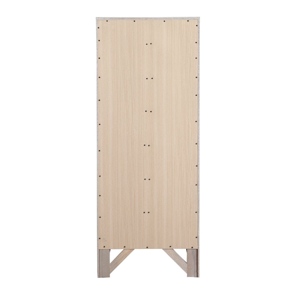 Glory Furniture Marilla Lingerie Chest in Champagne Color