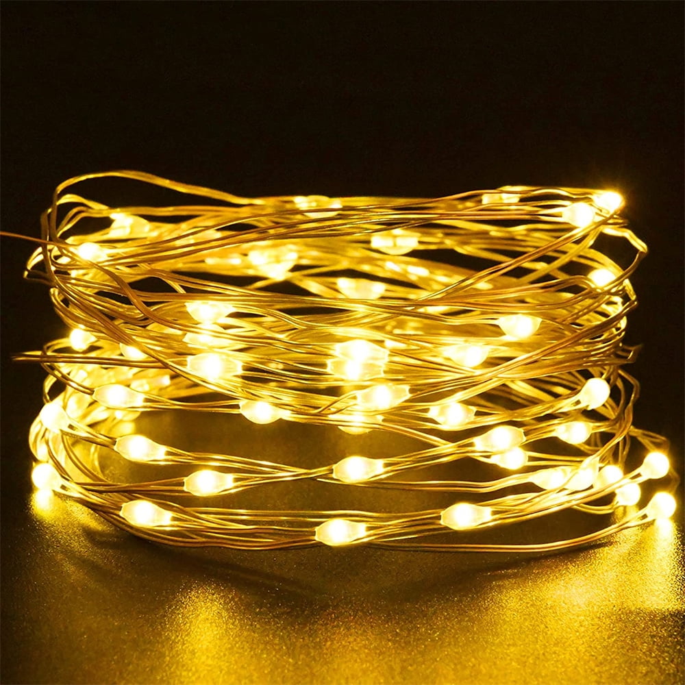Lights Battery Operated,16.4Ft/5M 50 LED String Lights Twinkle Mini