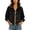 Black, variant on Denim Jacket for Women Vintage Button down Trendy Washed Jean Jackets with Pockets