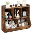 thumbnail image 7 of Simzone Kids Bookshelf and Bookcase Toy Storage Multi Shelf with Cubby Organizer Cabinet for Boys Girls (Rustic Brown), 7 of 7
