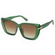 thumbnail image 1 of Gafas de Sol SOJOS Grandes Oversize Ojo de Gato SJ2231 Verde/Marrón, 1 of 5