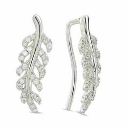 Gucci Running GG Diagonal Motif Earrings, 18 Karat Yellow