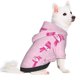 thumbnail image 2 of Fotbe Pink Scarf Snowman Sudadera con Estampado para Perros Pequeños – Suéter con Capucha para Mascotas, Tela Suave de Forro Polar con Bolsillo-Large, 2 of 7