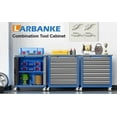 thumbnail image 6 of LARBANKE tool cabinet with two doors and adjustable dividers, locking tool cabinet, stainless steel top, suitable for garages, workshops and homes, 6 of 6