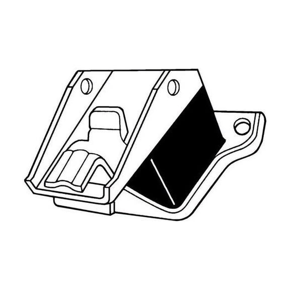 Front Right Engine Mount - Compatible with 1977 - 1987 Oldsmobile Cutlass Supreme 3.8L V6 1978 1979 1980 1981 1982 1983 1984 1985 1986