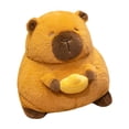 thumbnail image 1 of Simulación de capibara, decoración de felpa, Adorable muñeco de capibara de 11,02 pulgadas, juguete de peluche para cumpleaños, amigo, sala de estar, 1 of 9