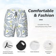 thumbnail image 3 of Disketp Tennis Rackets And Balls for Men's Double Layer Sports Swim Trunks,Stretchy Swim Trunks,Perfect for Swimming, Beach & Sports Activities-XX-Large, 3 of 6