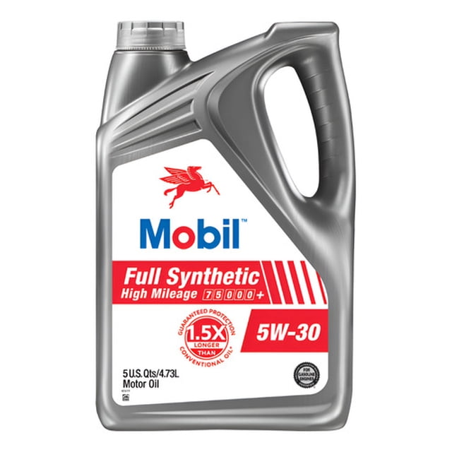 Aceite Mobil Full Synthetic Alto Kilometraje 5w-30, 4.73