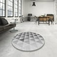 thumbnail image 4 of Ahgly Company Machine Washable Indoor Rectangle Transitional Platinum Gray Area Rugs, 7' x 10', 4 of 7