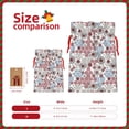 thumbnail image 3 of Pofeuu Abstract Floral Print Burlap Bags with Drawstrings Drawstring Gift Bags Pouch Bag for Thankgiving Birthday Party Gift Wrapping Treats and Party Favors-Small, 3 of 9
