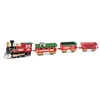 Xolikefi Christmas Electric Rail Train Light Music Function Can Replace The Battery
