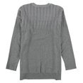 thumbnail image 2 of ALFANI Chandail à Manches Longues Gris Chiné pour Femmes, Col Rond, Taille m, 2 of 2