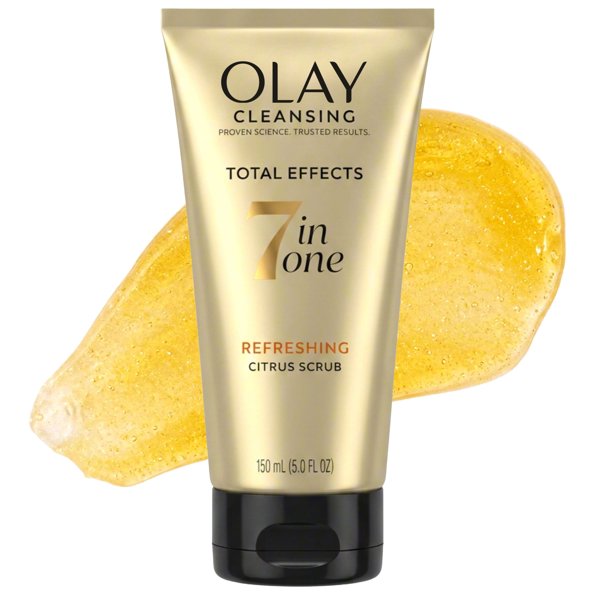Olay Face Wash, Total Effects Citrus Face Scrub, Exfoliating Cleanser, 5.0fl oz