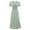 Mint Green-01, variant on STETMN Ladies Oversized Maxi Dresses Casual Loose Pockets Long Dress Short Sleeve Split Maxi Dresses