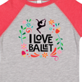 thumbnail image 4 of Inktastic Ballerina Dancer I Love Ballet Girls Toddler T-Shirt, 4 of 5