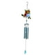 thumbnail image 2 of RKSTN Wrought iron painted wind chimes Owl Iron Glass Painted Ornaments Wind Chime Garden Courtyard Crafts Pendant, 2 of 7