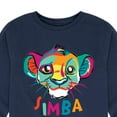thumbnail image 3 of The Lion King - Colorful Simba - Toddler & Youth Long Sleeve Graphic T-Shirt, 3 of 5