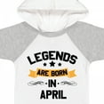 thumbnail image 4 of Inktastic Legends Are Born in April Boys or Girls Baby Bodysuit, 4 of 5