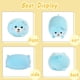 thumbnail image 2 of Almohada cilíndrica de peluche de oso lindo de 8 pulgadas (aprox. 20,3 cm), regalo de cama de juguete para abrazar dibujos animados súper suave, oso de almohada Kawaii para dormir para niños brillar Electrónica, 2 of 5
