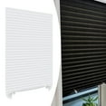 thumbnail image 1 of Persiana adhesiva para ventanas, sin taladro, para cortar a medida, para sala de estar, transpirable, de tela no tejida, protección de privacidad. Blanco 90x150cm, 1 of 8
