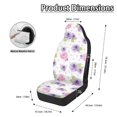 thumbnail image 6 of Uourmeti Purple Pink Rose Car Seat Cover, 2 Piece Lightweight Polyester Front Seat Protectors for Auto Truck RV Vehicle Interior, 6 of 12