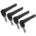 thumbnail image 4 of Uxcell 4 Packs M6 x 15mm 304 Stainless Steel Male Thread Adjustable Clamping Lever Handles Knobs, 4 of 5