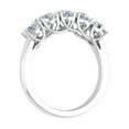 thumbnail image 2 of 1 1/2 Carat Round Diamond Wedding Band Ring in 14K White Gold (Ring Size 10.75) - IGI Certified, 2 of 6