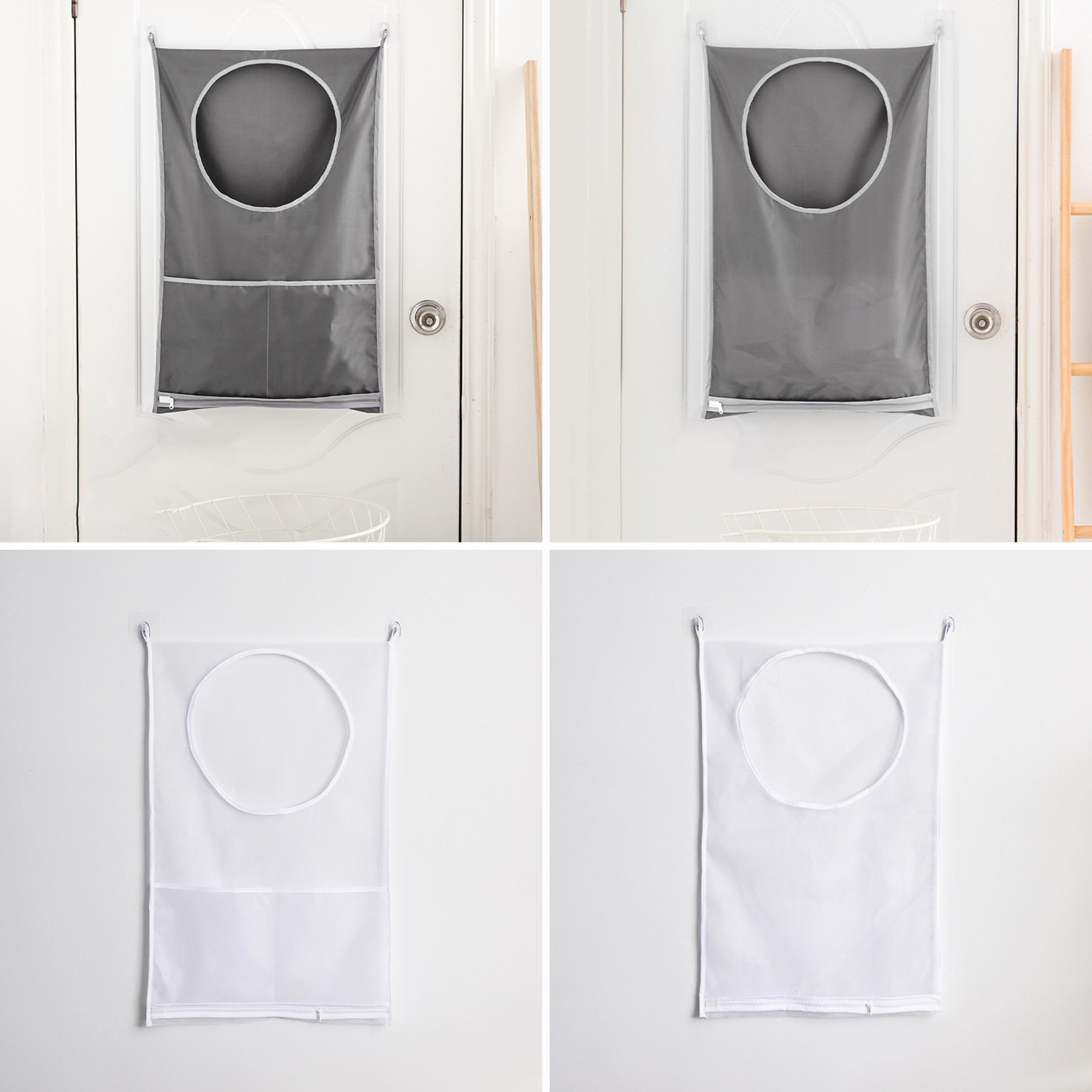 Limei 1 Pack Door Hanging Laundry Hamper Bag,Laundry Hamper Bags