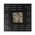 thumbnail image 3 of 34-Inch Steel Outdoor Gas Fire Pit Table with Lava Rocks - 50,000 BTU Patio Heater for Deck, Garden, All-Weather 2-in-1 Fire Pit and Coffee Table (Black), 3 of 7