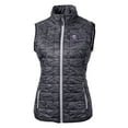 thumbnail image 2 of Women's Cutter & Buck Black Northwestern Wildcats Camouflage Vault Rainier PrimaLoft Eco Full-Zip Vest, 2 of 3