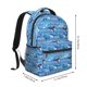 thumbnail image 2 of Disketp Blue Fish Mochila Estampada para Hombre y Mujer – Mochila Ligera Clásica con Múltiples Bolsillos para Universidad, Trabajo y Viajes-One Size, 2 of 5