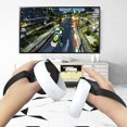 thumbnail image 4 of HUNDAI New VR Accessories Protective Cover For Oculus Quest 2 VR Touch Controller Silicone Cover Skin Handle Grip With Knuckle black, 4 of 6