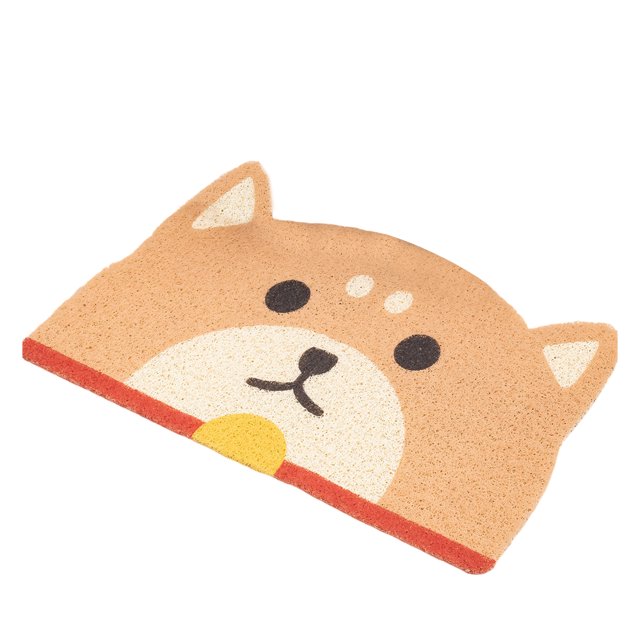 BeesClover Cat Litter Mat Cute Cat Pattern Breathable Non-slip Urine & Water Proof Litter Box Mat For Litter Box (40X60CM)