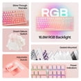 thumbnail image 3 of Teclado Gaming MechLands Aula F99 96% inalámbrico con 8000 mAh, 3 of 8