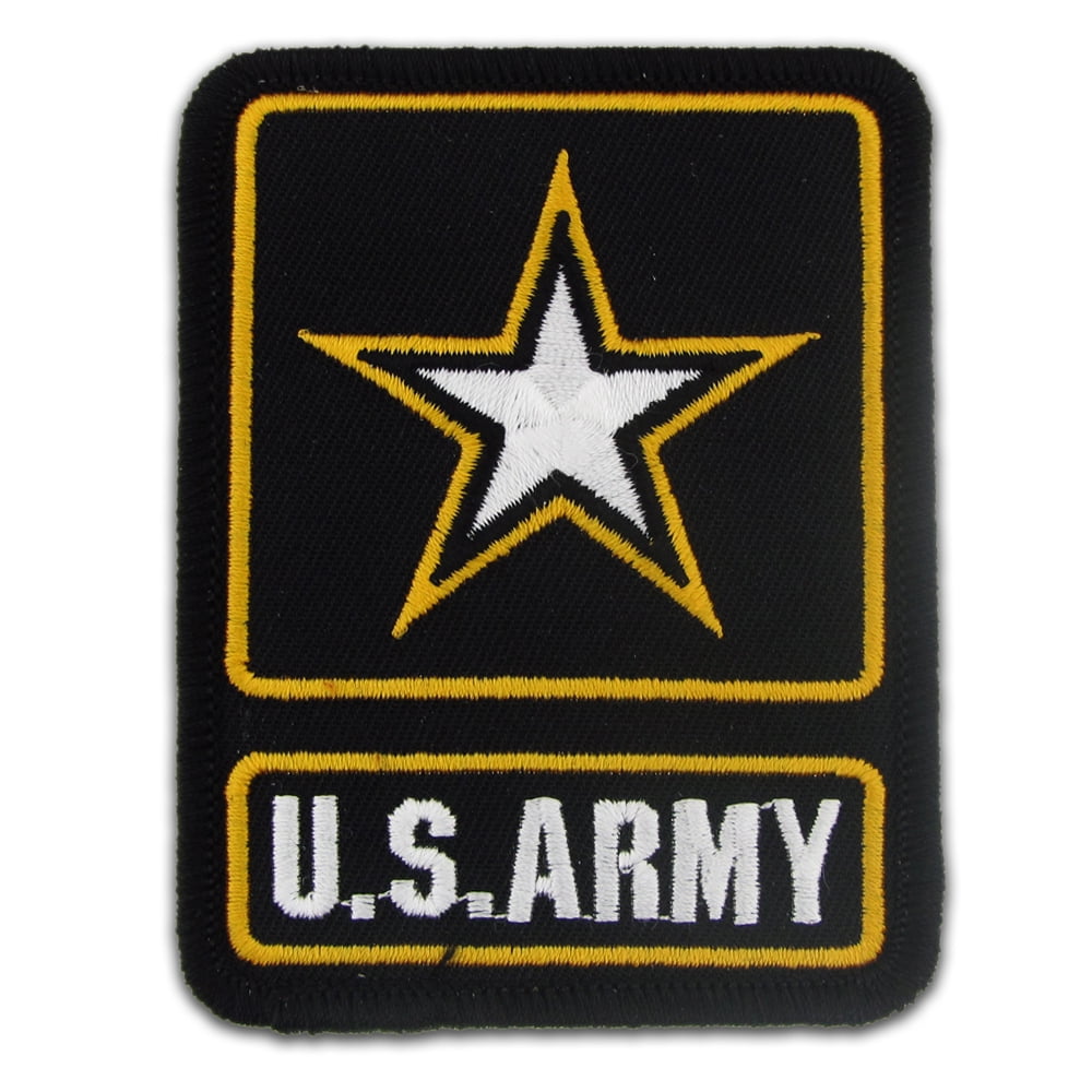 Iron On Applique/Embroidered Patch 2" Army Star Camo/Camouflage