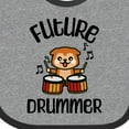 thumbnail image 4 of Inktastic Drumline Band Future Drummer Boys or Girls Baby Bib, 4 of 4