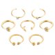 thumbnail image 2 of HomeKingdee 7 Pcs Astral Ring Set - Fashion Alloy Gold Color​ Starry Knuckle Rings for Women Wedding Party Jewelry Gifts, 2 of 5