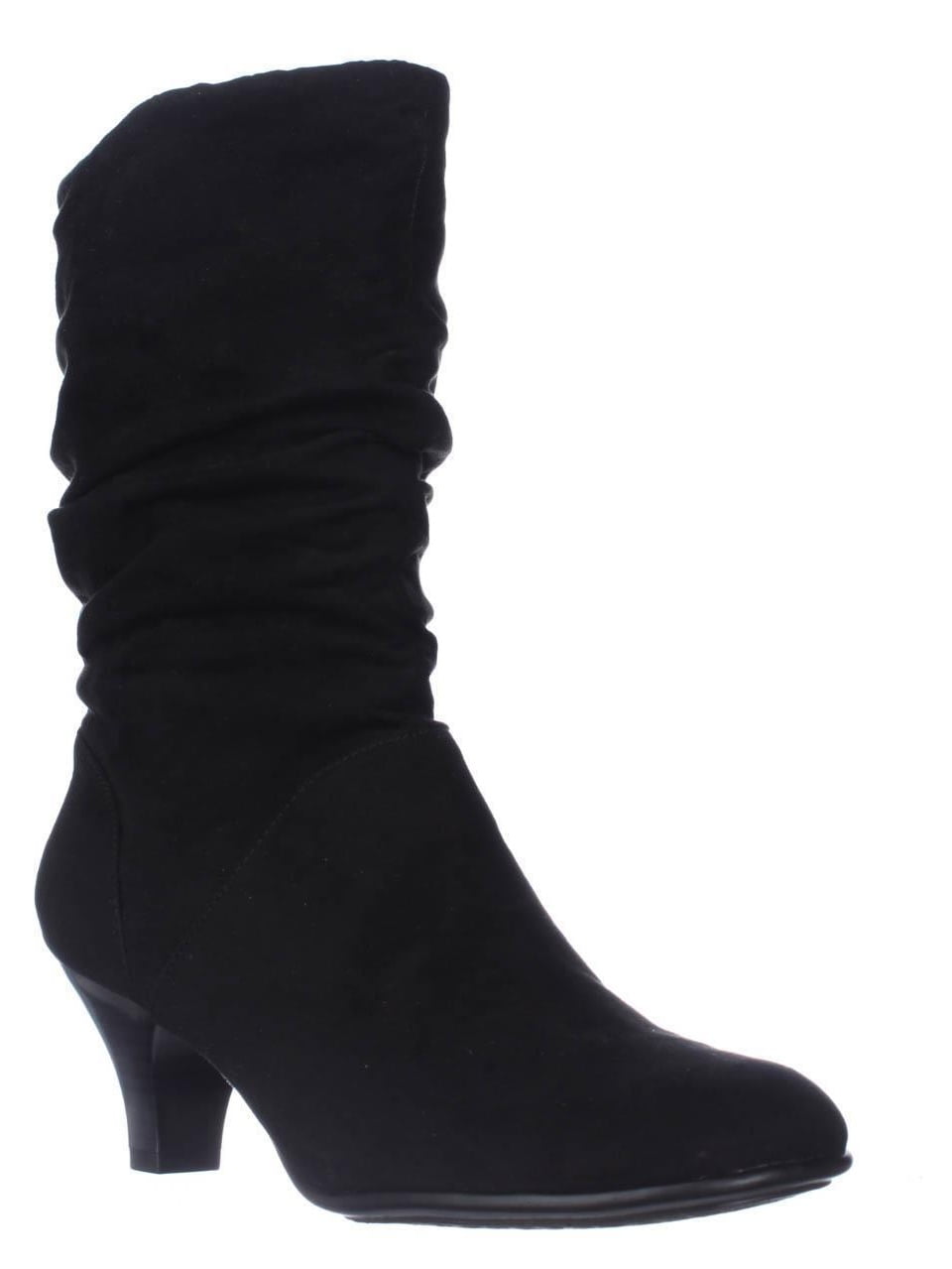 Aerosoles Womens Aerosoles Wise N Shine MidCalf Slouch Boots Black