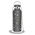 thumbnail image 1 of VONKY Practical Vacuum Flask For Water Large Capacity Shiny Rhinestone Shiny black, 1 of 6