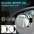 thumbnail image 4 of PinShang HD 360 Degree Adjustable Wide Angle Car Rear View Convex Mirror, Vehicle Blind Spot Rimless Mirror, 4 of 7