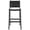Black, variant on SAFAVIEH Adah Rectangle Mid Back Bar Stool, Black/Natural