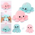 thumbnail image 3 of Pulpo de peluche reversible NQ rosa + cesta animal de peluche sensorial, 3 of 5